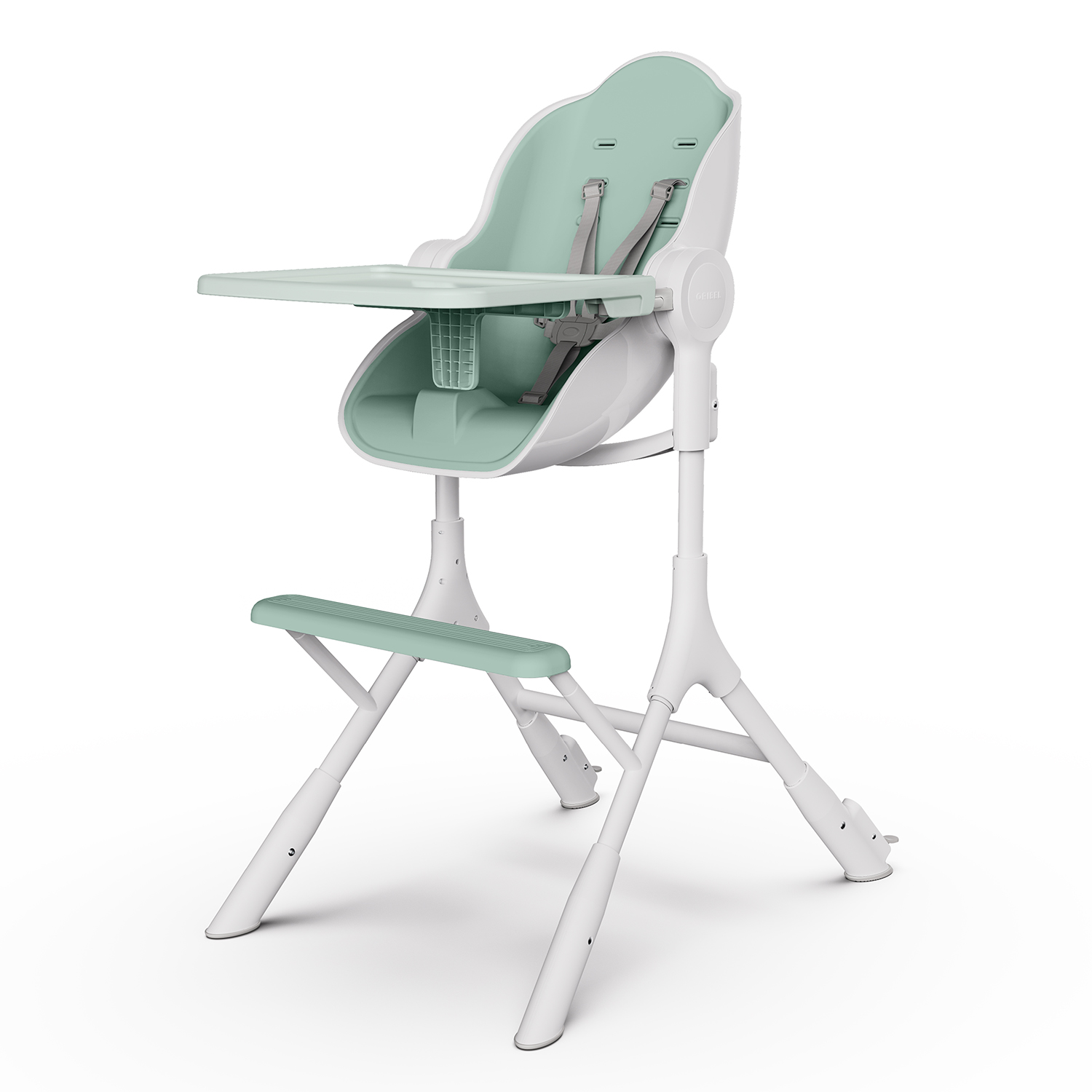 картинка Стульчик для кормления Oribel  Cocoon Z Зеленый авокадо