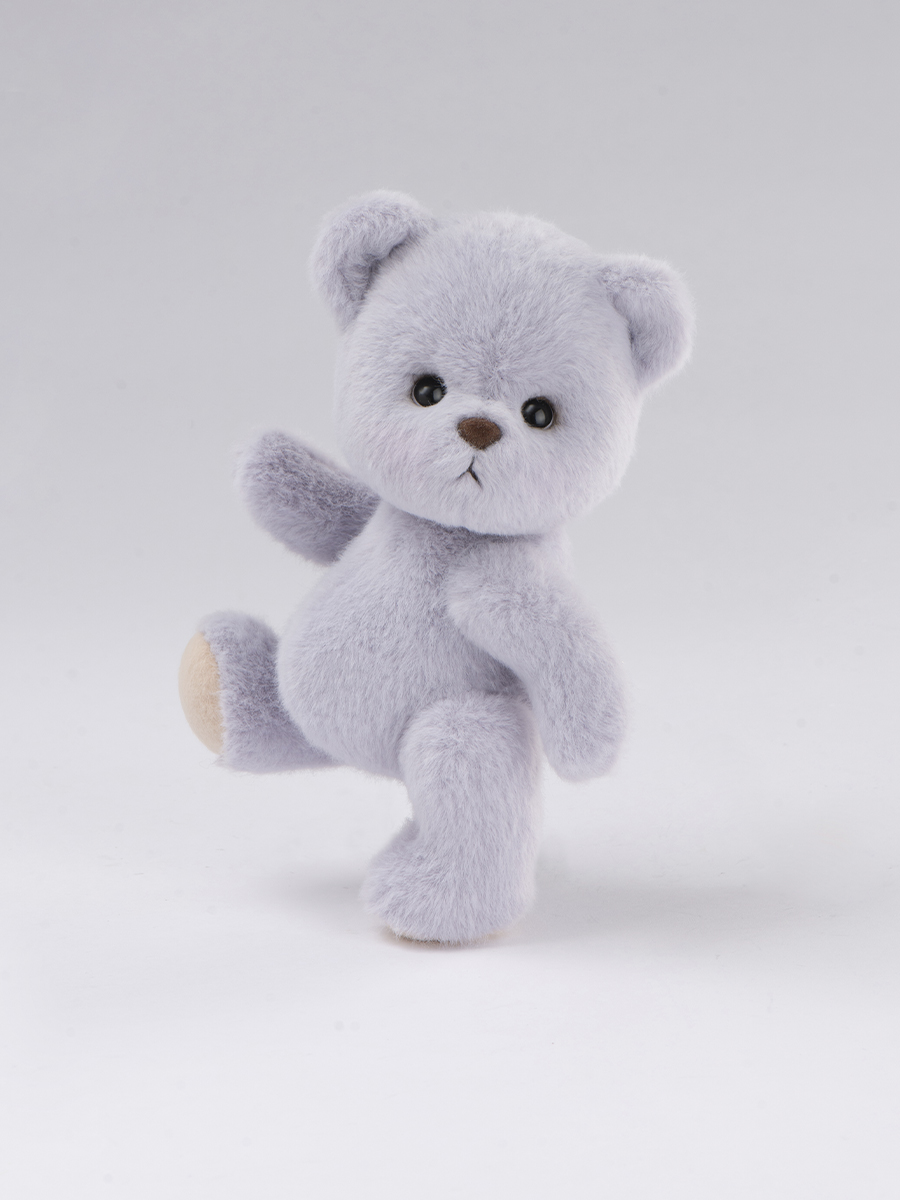 картинка Lina Медведь (короткая шерсть) S (±20 см) сиренево-серый цвет  