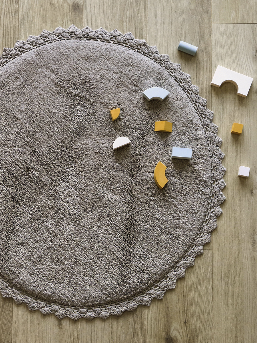 картинка Ковер ЖЕМЧУЖИНА серый D110 A