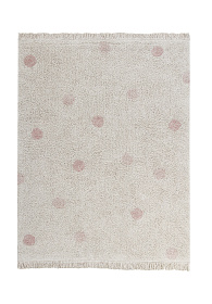 Ковер Хиппи горошек винтажный нюдовый 120*160