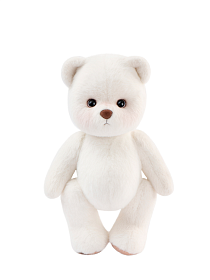 Lina Медведь XS (±15 см) молочно-белый цвет  