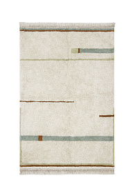 Ковер Винтажные линии синие 90*130