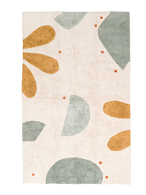 Хлопковый ковер Lillaland Растительный орнамент 160*230