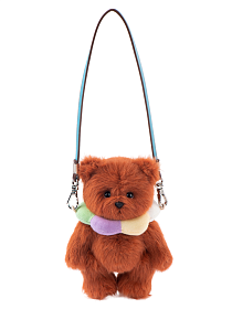 Lina Медведь Карманная серия Радужный цветочный медведь XS (±15 см) каштановый цвет  