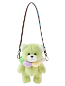 Lina Медведь Карманная серия Радужный цветочный медведь XS (±15 см) зелёный цвет  