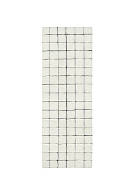 Шерстяной стираемый ковер Мозайка натуральный 80х230