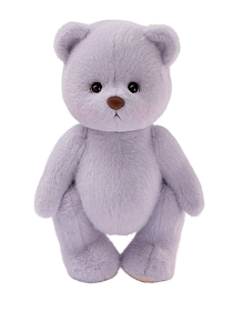 Lina Медведь (короткая шерсть) M (±30 см) серо-фиолетовый цвет  