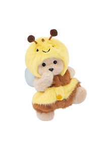 Lina Медведь молочный Пчелка брелок XS (±15 см) 