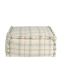 Подушка-пуф Этнос серо-голубой 45*45*45