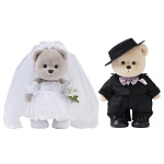 Lina Медведь Романтическая серия пара (мужчина+женщина) с костюмом M (±30 см)  