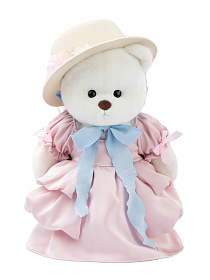 Lina Медведь белый Сладкая парочка в платье M (±30 см)  