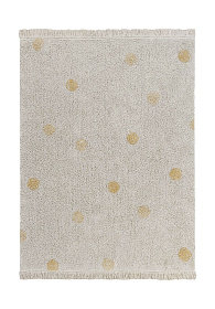 Ковер Хиппи горошек медовый 120*160