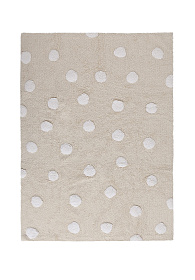 Ковер В горошек Polka Dots (бежевый-белый) 120*160