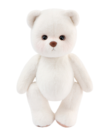 Lina Медведь (короткая шерсть) M (±30 см) русский белый цвет  