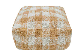 Подушка-пуф Шахматы медовый 20*40*40