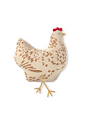 Фигурная интерьерная подушка Курочка 36*35*11