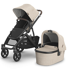Коляска 2в1 UPPAbaby VISTA V3 бежевый на черном