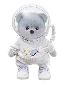 Lina Медведь голубо-серый Жених Астронавт в костюме  M (±30 см)  