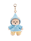 Lina Медведь Эверест молочный с костюмом-брелком XS (±15 см)  