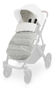 Чехол-конверт утепленный с мехом UPPAbaby серая джинса