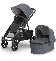 Коляска 2в1 UPPAbaby VISTA V3 серо-синий