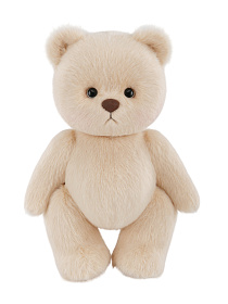 Lina Медведь (длинная шерсть) M (±30 см) молочный цвет  