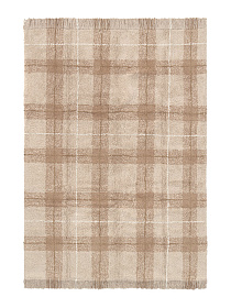 Ковер в клетку розовый 140*190