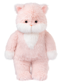 Lina Котик Пушистый XL (±80 см) розовый цвет  